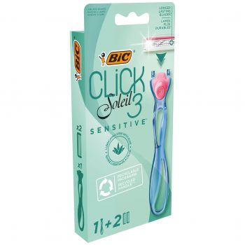 BIC Miss Soleil Click Sensitive із 2 змінними картриджами (3086123644953) BIC Miss Soleil Click Sensitive із 2 змінними картриджами (3086123644953) | Фото 1