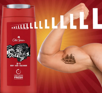 Гель для душу + шампунь Old Spice 3in1 Wolfthorn 675мл (8700216230988) | Фото 4