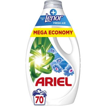 Гель для прання Ariel дотик свіжого повітря Lenor 3,15л (8700216691901) Купить стиральное средство Гель для прання Ariel дотик свіжого повітря Lenor 3,15л (8700216691901) | Фото 2
