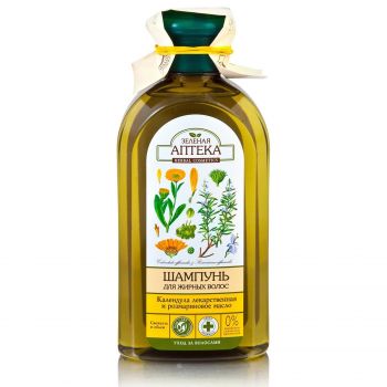 Зеленая аптека Для жирных волос Календула и розмариновое масло 350мл (4823015904974) | Фото 1