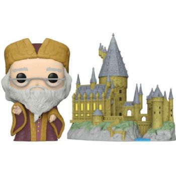 Колекційна фігурка Funko POP Town: Harry Potter - Dumbledore w/Hogwarts (889698573696) | Фото 1