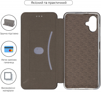 Чохол-книжка ArmorStandart G-Case для SAMSUNG A06 (A065) Black (ARM80127) | Фото 3