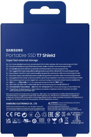 Портативний SSD SAMSUNG 2TB USB 3.2 Gen 2 Type-C T7 Shield (MU-PE2T0R/WW) Портативний SSD SAMSUNG 2TB USB 3.2 Gen 2 Type-C T7 Shield (MU-PE2T0R/WW) | Фото 9