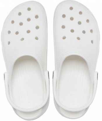 Крокси жіночі Crocs Classic Platform Clog 206750-100 39-40 (W9) білі (191448678484) | Фото 5