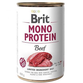 Вологий корм для собак Brit Mono Protein Dog з яловичиною (8595602555338) | Фото 1