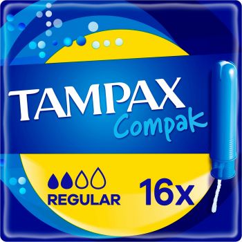 Тампони з аплікатором TAMPAX Compak 16 шт (4015400219538) | Фото 1