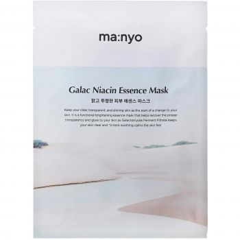 Маска тканинна Manyo Factory Galac Niacin 2.0 Essence 30 г (8809730950546) | Фото 1