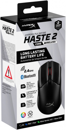 Ігрова миша HyperX Pulsefire Haste 2 Core Wireless Black (8R2E6AA) Купить мышь Ігрова миша HyperX Pulsefire Haste 2 Core Wireless Black (8R2E6AA) | Фото 10