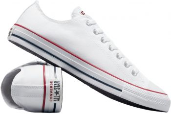 Кеди CONVERSE All Star Ox M7652C 42 (8,5 US) білі (886952780654) | Фото 5