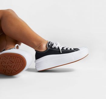 Кеди жіночі CONVERSE Ctas Move Ox 570256C 37 (6.5 US) чорні (194432729162) | Фото 2