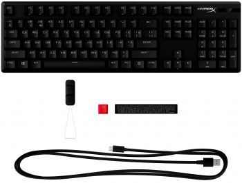 HyperX Alloy Origins Aqua USB RGB PBT RU, Black (639N5AA) | Фото 7