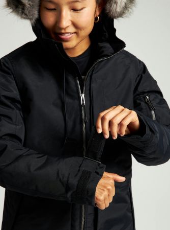 Парка Burton ( 226951 ) WB SAXTON PARKA 2024 TRUE BLACK S чорний (9010510103888) | Фото 8