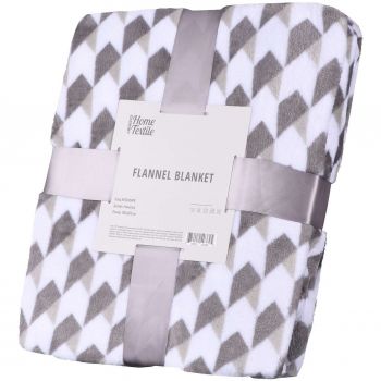 Набір пледів ARDESTO Flannel 160х200см геометрія, рожевий (ART0104PB_ART0208SB) | Фото 3