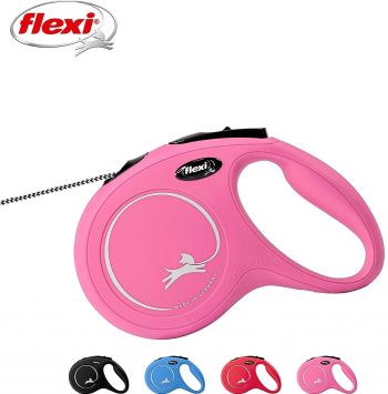 Повідець-рулетка Flexi New Classic S 5 м Рожевий (4000498022535) | Фото 5