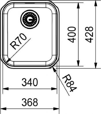 Мийка кухонна FRANKE Smart SRX 110-34 нержавіюча сталь (122.0739.540) Мийка кухонна FRANKE Smart SRX 110-34 нержавіюча сталь (122.0739.540) | Фото 3