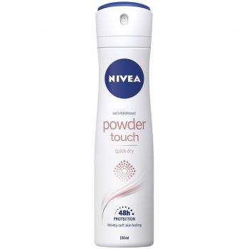 Купить дезодорант и антипреспирант Дезодорант-антиперспірант NIVEA Ефект Пудри спрей 150 мл (4006000032306) | Фото 1