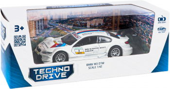 Автомодель TechnoDrive BMW M3 DTM, білий (250256) Автомодель TechnoDrive BMW M3 DTM, білий (250256) | Фото 14