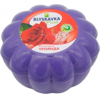 Освіжувач повітря гелевий Blyskavka Fresh Розкішна троянда (4820214190597) | Фото 1