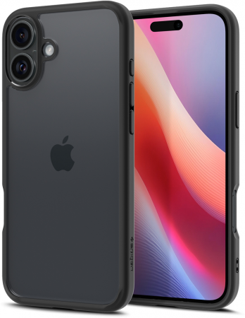 Чохол Spigen для APPLE iPhone 16, Ultra Hybrid, Matte Black (ACS08201) Чохол Spigen для APPLE iPhone 16, Ultra Hybrid, Matte Black (ACS08201) | Фото 3