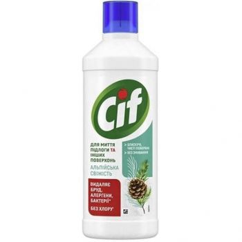 Засіб для миття підлоги та стін Cif Альпійська свіжість 1,1 л (8721201974717) Засіб для миття підлоги та стін Cif Альпійська свіжість 1,1 л (8721201974717) | Фото 1