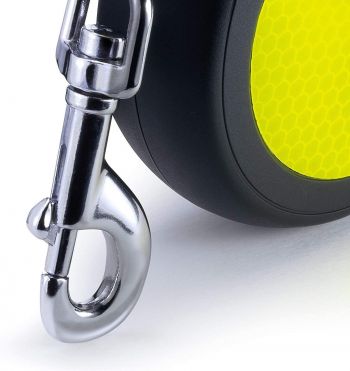 Повідець-рулетка Flexi New Neon M до 25 кг 5 м чорний/жовтий (4000498031704) Повідець-рулетка Flexi New Neon M до 25 кг 5 м чорний/жовтий (4000498031704) | Фото 4