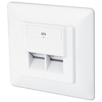 DIGITUS Cat. 6 FTP 2xRJ45 8P8C, для скрытой проводки (DN-9005-N) | Фото 1