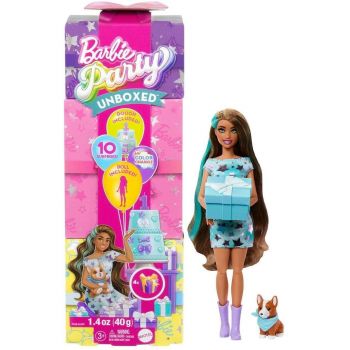 Лялька Barbie Вечірка-сюрприз у бірюзових тонах (JFG72) | Фото 1