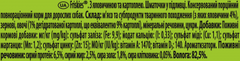 Вологий корм для собак Friskies з яловичиною та картоплею в соусі 85г (8445290751034) | Фото 5