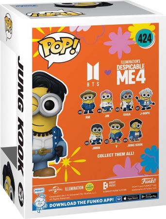 Колекційна фігурка Funko POP Rocks: Minions X BTS - Jung Kook (889698859660) | Фото 3
