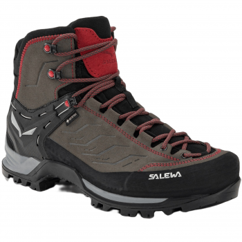 Черевики чоловічі SALEWA MS Trainer MID GTX 63458 4720 charcoal/papavero 45 сірий/червоний(013.001.1595) | Фото 1