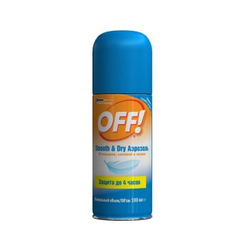 Купить средство защиты от насекомых OFF! с эффектом сухого аэрозоля 100 мл (5000204519549) | Фото 1