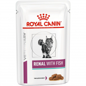 Вологий корм для котів Royal Canin Renal при захворюваннях нирок з рибою 85г Вологий корм для котів Royal Canin Renal при захворюваннях нирок з рибою 85г | Фото 1
