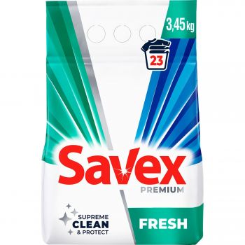 Пральний порошок Savex Premium Fresh 3.45 кг (3800024047930) | Фото 1