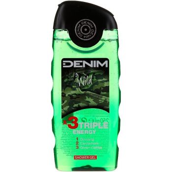 Гель для душу Denim Wild потрійна енергія 250мл | Фото 1