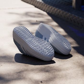 Кеди для дівчаток Adidas Vl Court Bold J JI1018 36 (3,5 UK) блакитні (4067904372745) | Фото 12