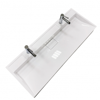 Купить раковину Раковина Adamant Vision 1200х455х110мм біла (4824296204901) | Фото 3