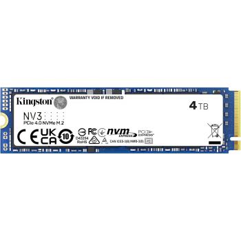 SSD Накопичувач KINGSTON M.2 TB PCIe 4.0 NV3 (SNV3S/4000G) | Фото 1