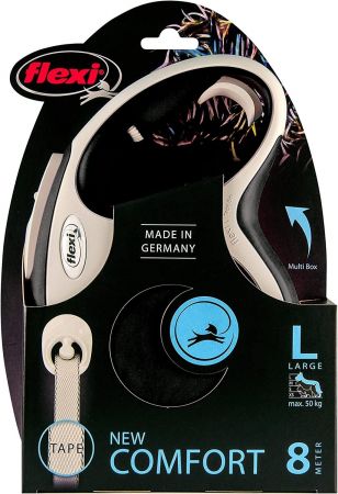 Повідець-рулетка Flexi New Comfort L до 50 кг 8 м чорний (4000498043820) Повідець-рулетка Flexi New Comfort L до 50 кг 8 м чорний (4000498043820) | Фото 6