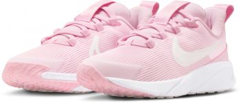 Кросівки для дівчаток Nike Star Runner 4 Nn (Ps) DX7614-602 35 (3Y US) рожеві (196975936502) | Фото 6