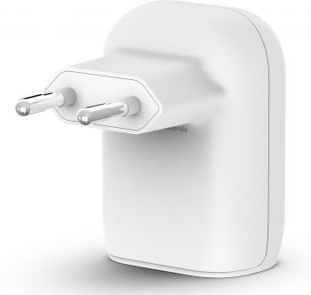 Зарядний пристрій BELKIN 37Вт USB-C PD PPS 25Вт, USB-A 12Вт, White (WCB007VFWH) Зарядний пристрій BELKIN 37Вт USB-C PD PPS 25Вт, USB-A 12Вт, White (WCB007VFWH) | Фото 4