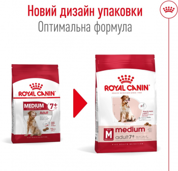 Сухий корм для собак Royal Canin Medium Adult 7+ середніх порід старше 7 років 4кг (3182550708203) Сухий корм для собак Royal Canin Medium Adult 7+ середніх порід старше 7 років 4кг (3182550708203) | Фото 7