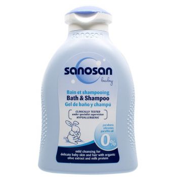 Sanosan Baby Дитячий шампунь-гель для купання Sanosan Baby Дитячий шампунь-гель для купання