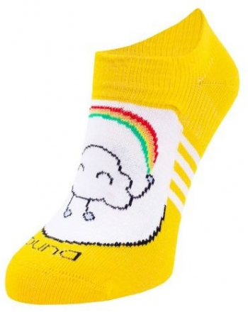 Шкарпетки дитячі Duna 35-38 1 пара жовті з принтом Хмара (4823094656252) | Фото 2