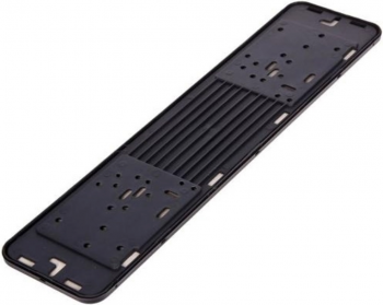 Рамка номерного знака Vitol нержавіюча сталь із сіткою Чорна (РНС-75055) Рамка номерного знака Vitol нержавіюча сталь із сіткою Чорна (РНС-75055) | Фото 2