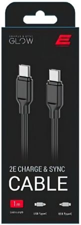 2E USB-C - USB-C Glow 60W 1m Black (2E-CCCC-BL) | Фото 2