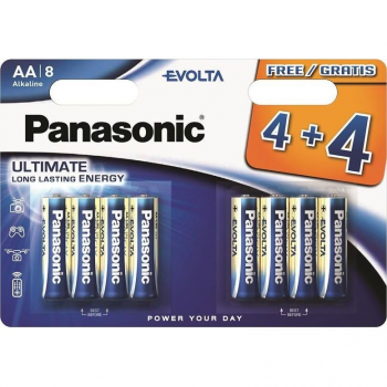 Батарейка PANASONIC Evolta AA BLI 8 Alkaline (LR6EGE/8B4F) | Фото 1