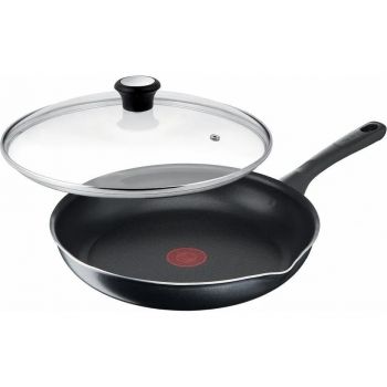 Сковорода з кришкою TEFAL Day by Day, 20см, чорний (B5580223UA) | Фото 1