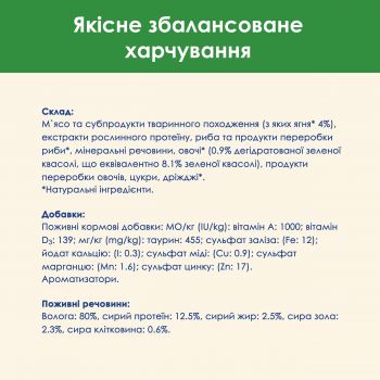 Cat Chow Sterilized.Для стерилізованих котів. З ягням та зеленою квасолею в желе 85г | Фото 6