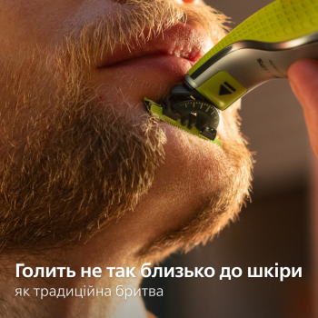 Купить аксессуар к бритвам и эпиляторам Змінне лезо PHILIPS OneBlade QP624/50 (2 шт) з насадками для тіла | Фото 7