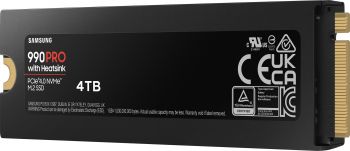 SSD накопичувач SAMSUNG M.2 4TB PCIe 4.0 990PRO+радіатор (MZ-V9P4T0CW) SSD накопичувач SAMSUNG M.2 4TB PCIe 4.0 990PRO+радіатор (MZ-V9P4T0CW) | Фото 5